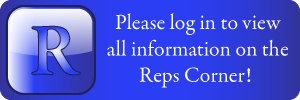 Log in to view the Reps Corner