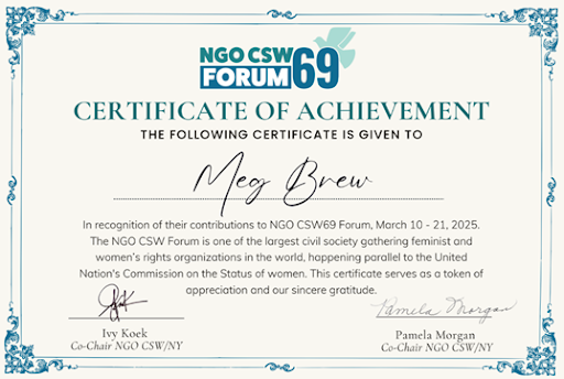Certificate of Acheivement M Brew CSW69 Forum