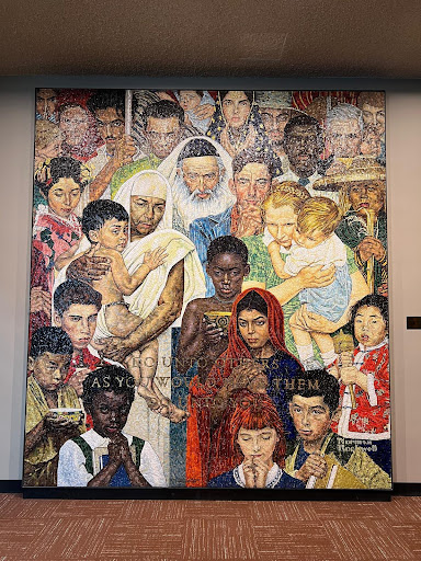 Norman Rokwell mosaic UN HQ 2025 pic